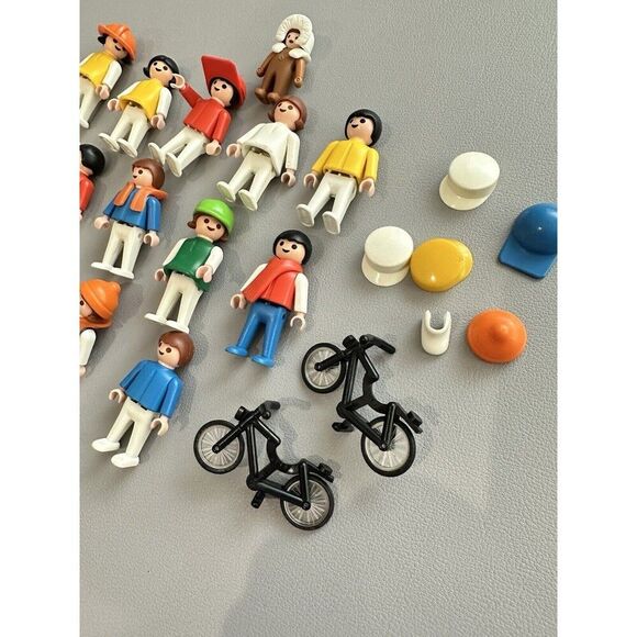 GEOBRA 2" Figurine People Clothes Toy Lot Vintage - Picture 3 of 9